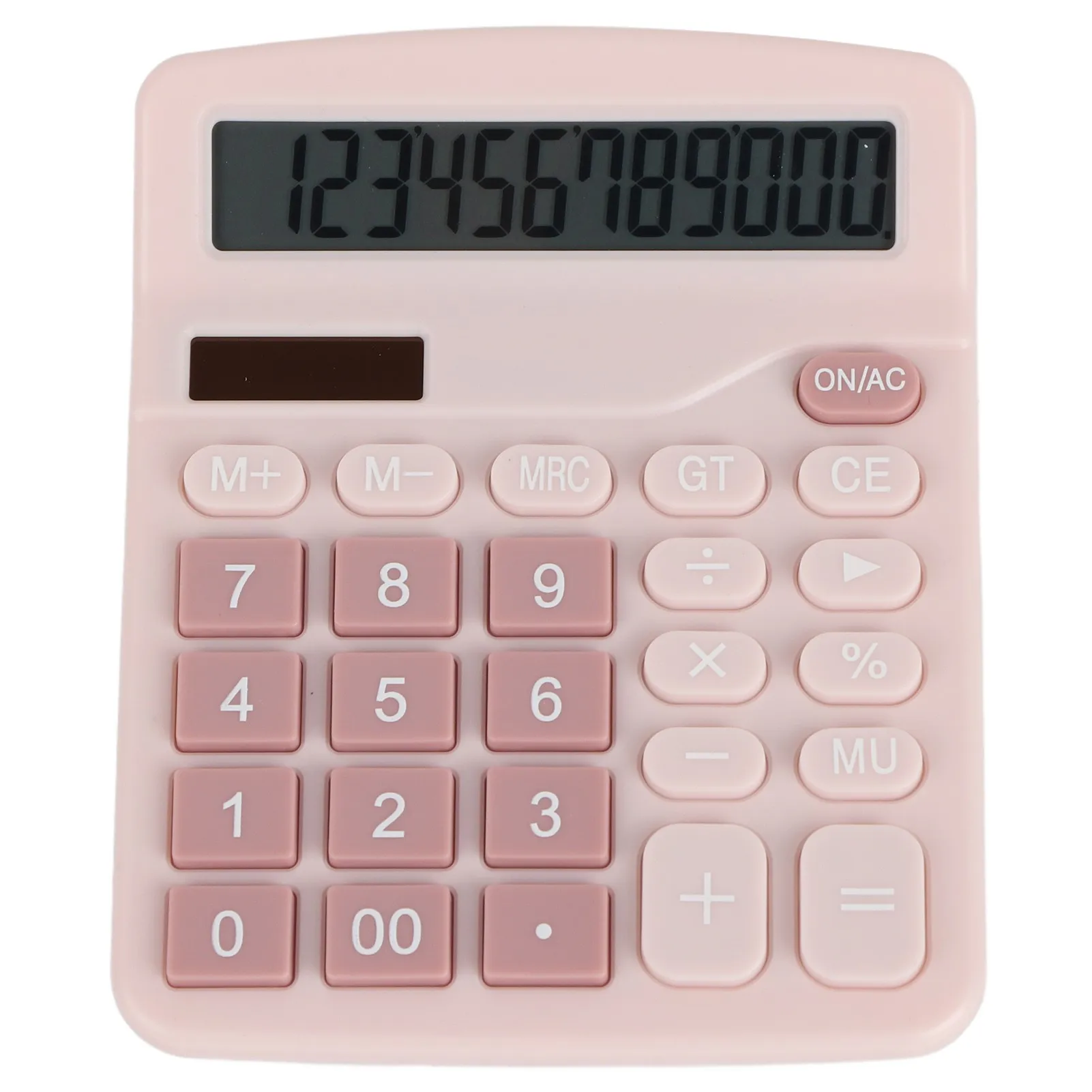Desktop Calculator Standard 12 Digit Solar and Battery Dual Power Students Calculator for Office School Home Business