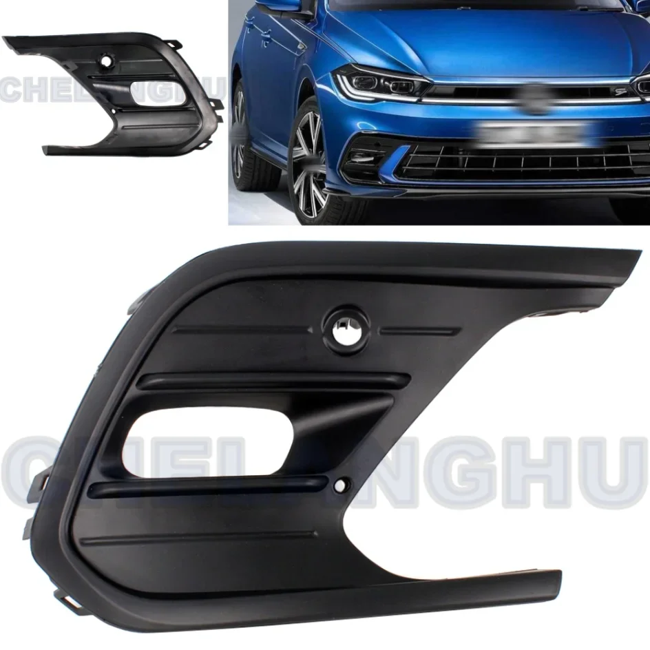 

For VW Polo 2018 2019 2020 2021 2022 2023 Right Side Front foglights Lamp Grille Cover car acesssories 2G0854662A