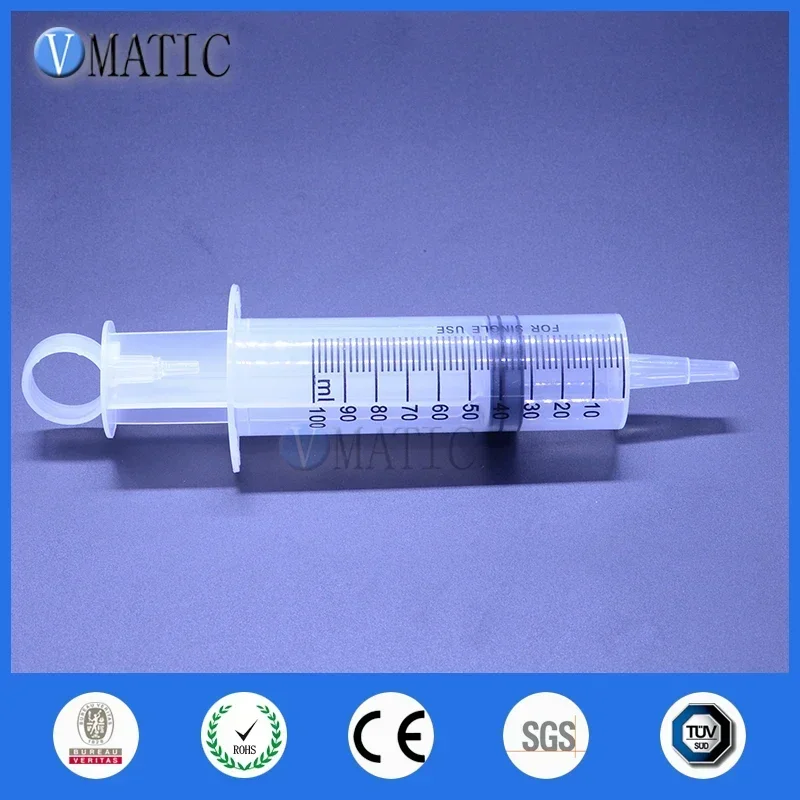 Free Shipping Large Big Giant 100ml/cc Syringe Big Mouth + PVC Tube Glue Dispensing Syringe