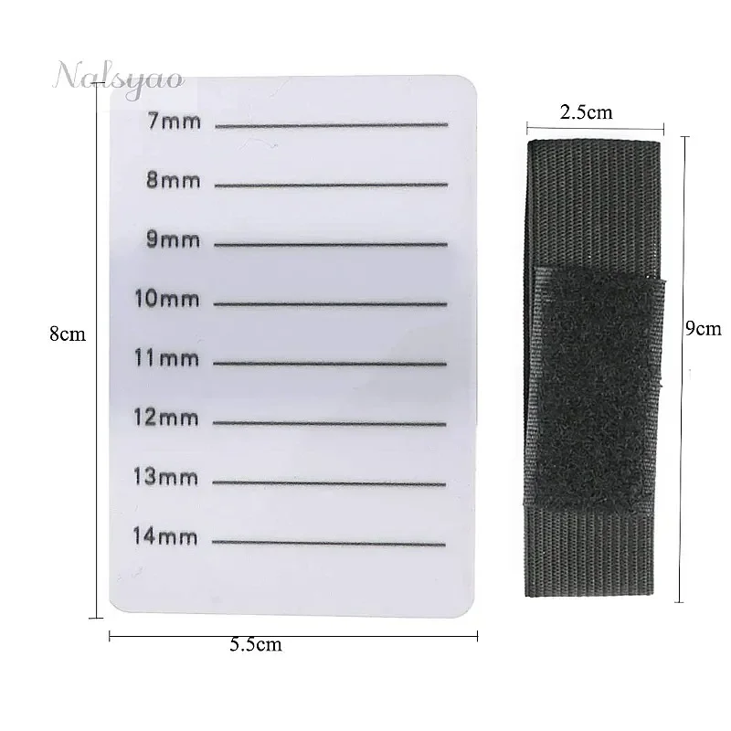 Acrylic Fake Eyelash Tray Strip Stand Lashes Display Hand Plate Eye Lash Extension Grafting Palette