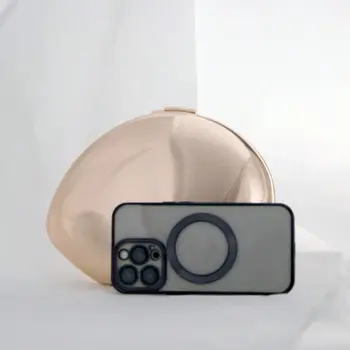 光滑鏡面設計壓克力蛋形手拿包 女士設計師晚宴派對可愛皮夾 新款貝殼手提包 高品質金屬風格 10 最佳銷售 金屬錢包 - №1