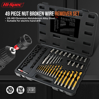 Hi-Spec Damaged Nut Bolt Removal Broken Screw Extractor Set Tool Screwdriver Bit Broken Wire Bolt Extractor Hand Tools Set