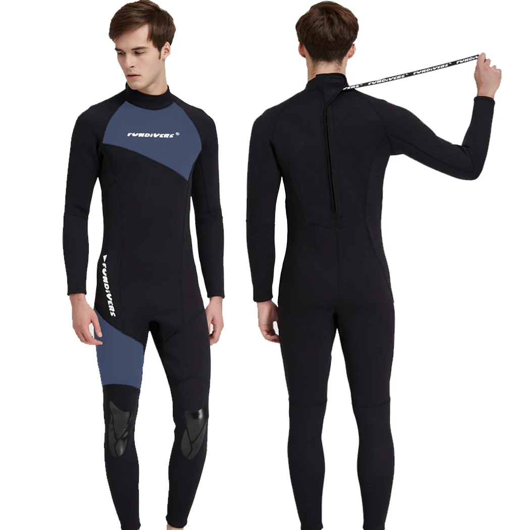 Fundivers Men‘s Neoprene 2mm Masculino Wetsuit  Warm Diving Suit Swimwear  One Picec Scuba Water Sports Gear Surfing  Clothing