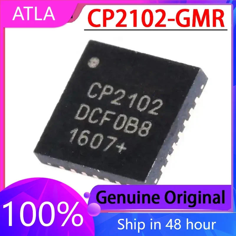 1ชิ้น CP2102 CP2102-GMR ชิป QFN-28 USB ไปยัง UART ตัวควบคุมสะพาน