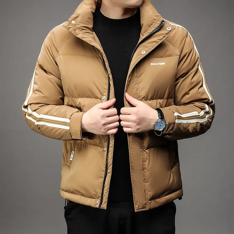 

Degree Winter Men's Clothing White Duck Down Jacket Thicken Warm Coats Male Windbreaker Parkas Outerwear