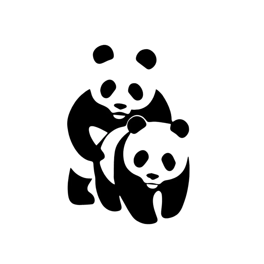 

Playful Panda Car Stickers Vinyl Waterproof UV Proof for Auto Laptop Water Bottle Nature Lover Whimsical Decor