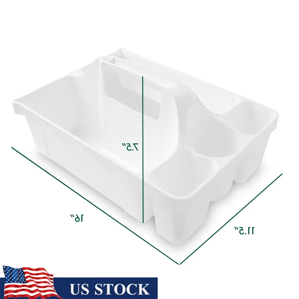 

Прочный полипропиленовый органайзер Deluxe Maid Storage Caddy с вентилируемыми дизайном, чистящими средствами и предметами домашнего обихода