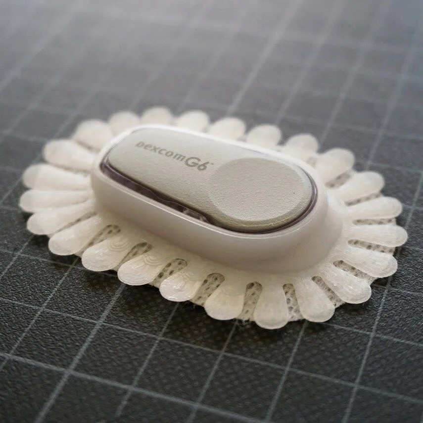 

2 шт. Защитный держатель датчика Dexcom G6 для липких патчей Dexcom, белый цвет