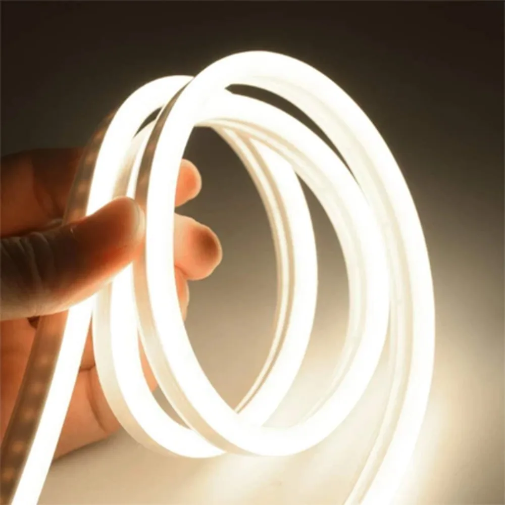 

Side-Emitting LED Strip Light Bendable with Plug LED Neon Light Waterproof Bright Neon Ribbon Light Christmas Decoration