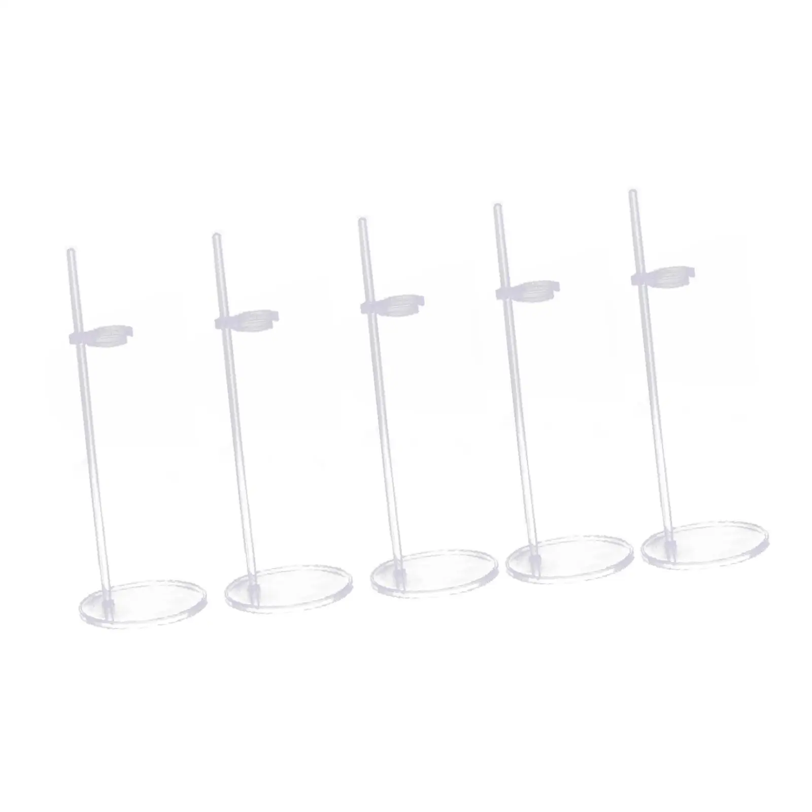 Supports à beurre transparents pour figurines d'action, support de stent pour poupées, jouets pour enfants, accessoires en beurre, 11 à 13 pouces, 5 pièces