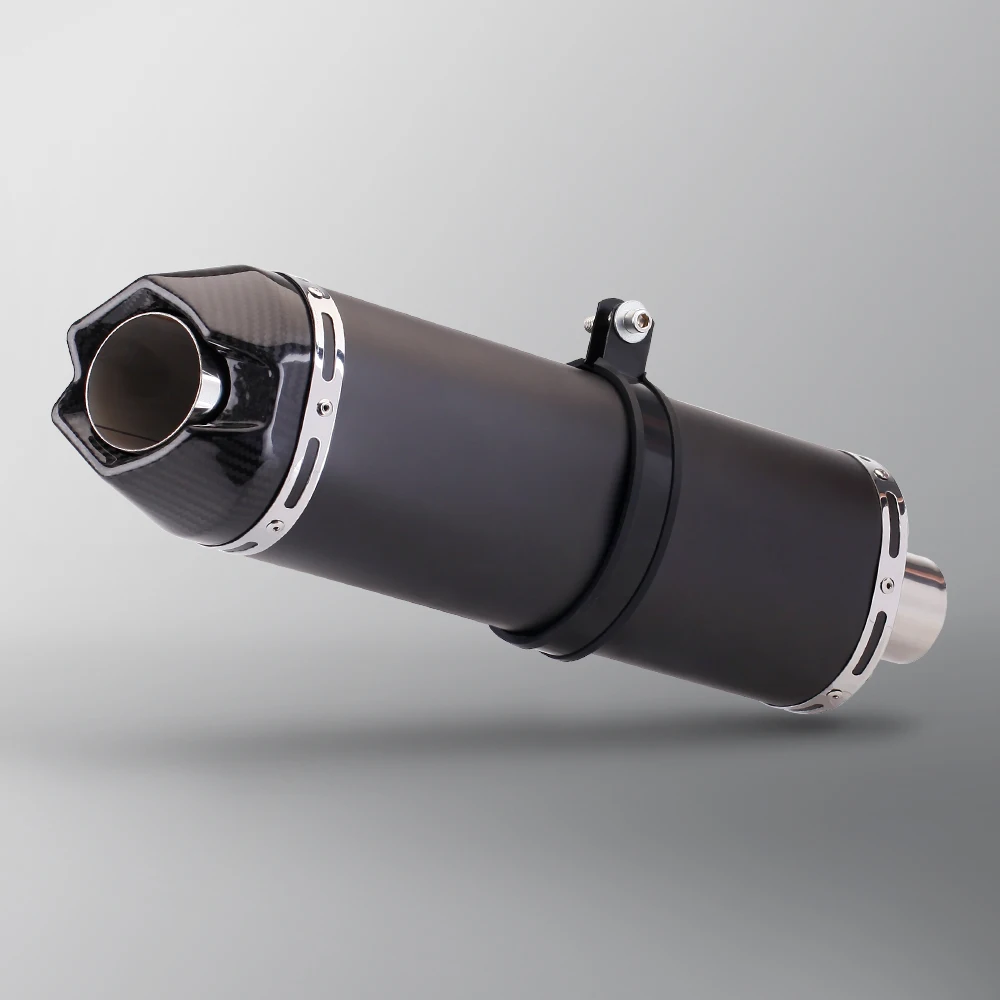 

51 мм универсальный мотоциклетный глушитель из углеродного волокна для 790ADV RSV4 F700 TRK502X GSX250R NC750 MT10