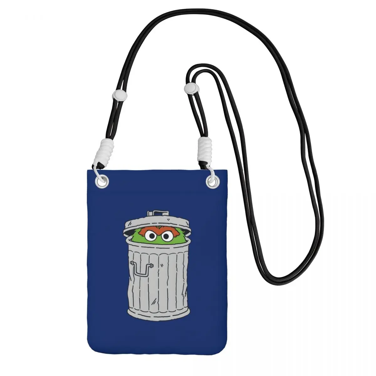 

Custom Cookie Monster Carry A Mobile Phone Bag Diagonally Men Women Television Shoulder Crossbody Bag Detachable Strap Shopping
