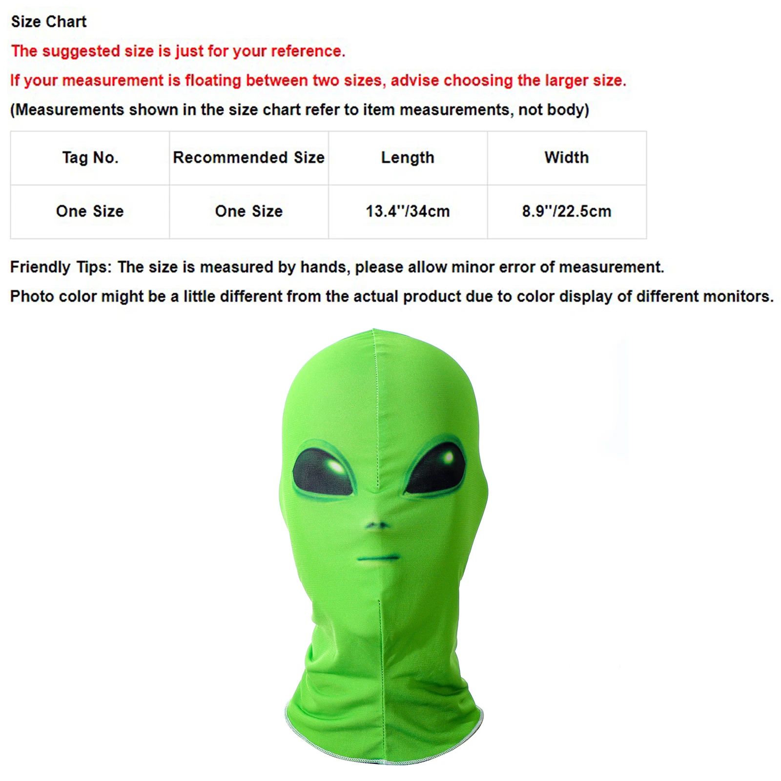 Green ET Alien Masks Halloween Cosplay Movie Actors UFO Alien Full Face Headgear Cover Helmet Headwear Carnival Masquerade Props