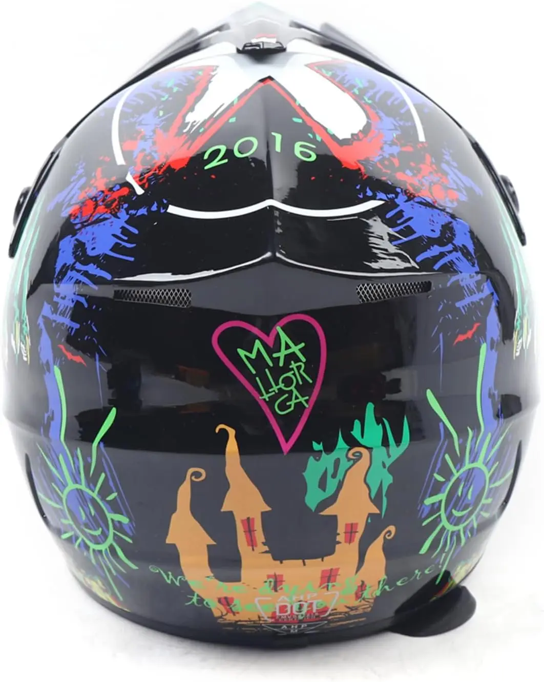 

Motorcycle Full Face Helmet,Motorcross Dirt Bike ATV UTV Off Road MTB Racing Casco, DOT Lightweight Helmets with Goggle Glove
