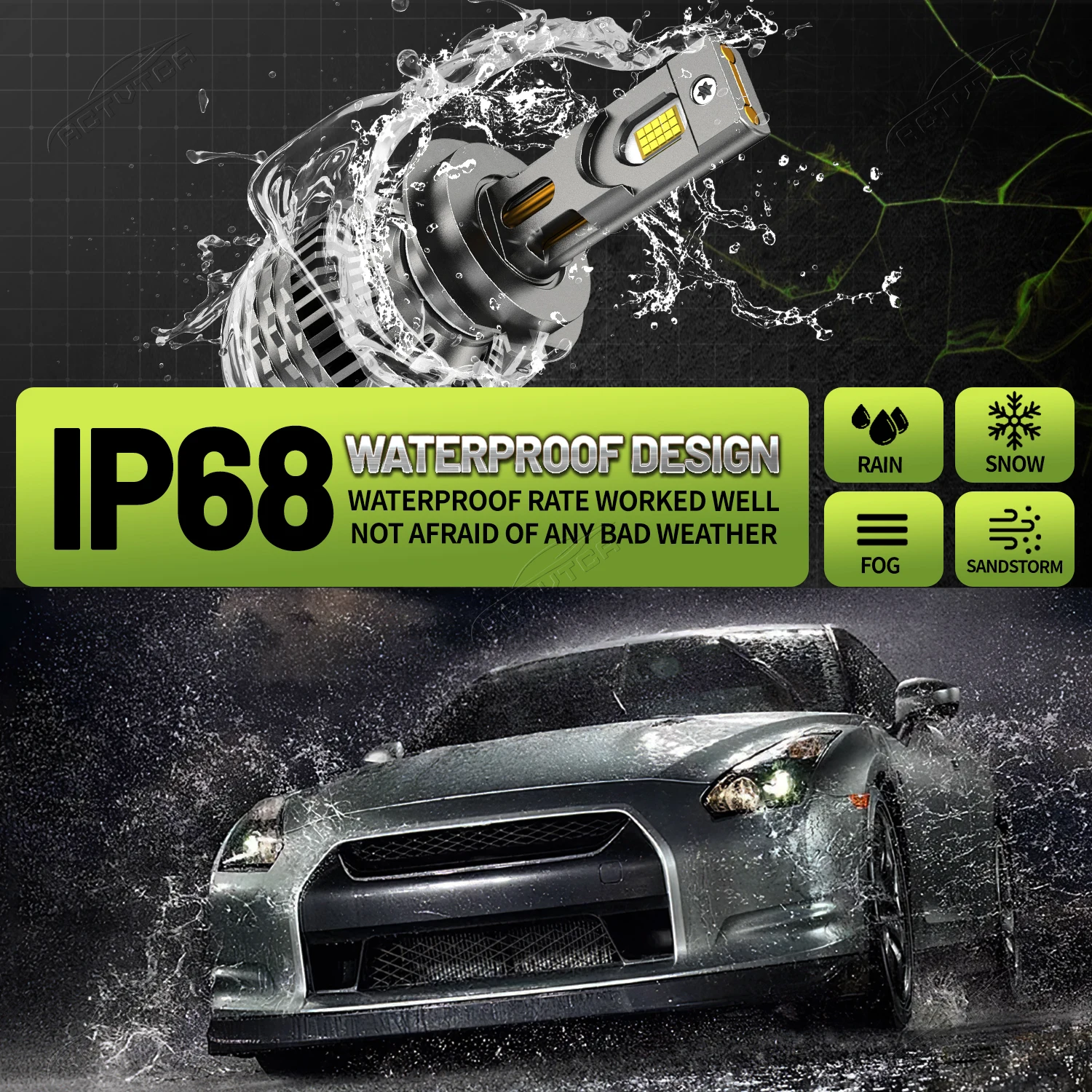 3800W H7 H4 H11 Led Car Headlight Bulbs 4 Copper Tubes 4200000LM 9054 CSP Canbus H1 9005 HB3 9006 HB4 9012 9007 9008 Turbo Lamp - Image 5