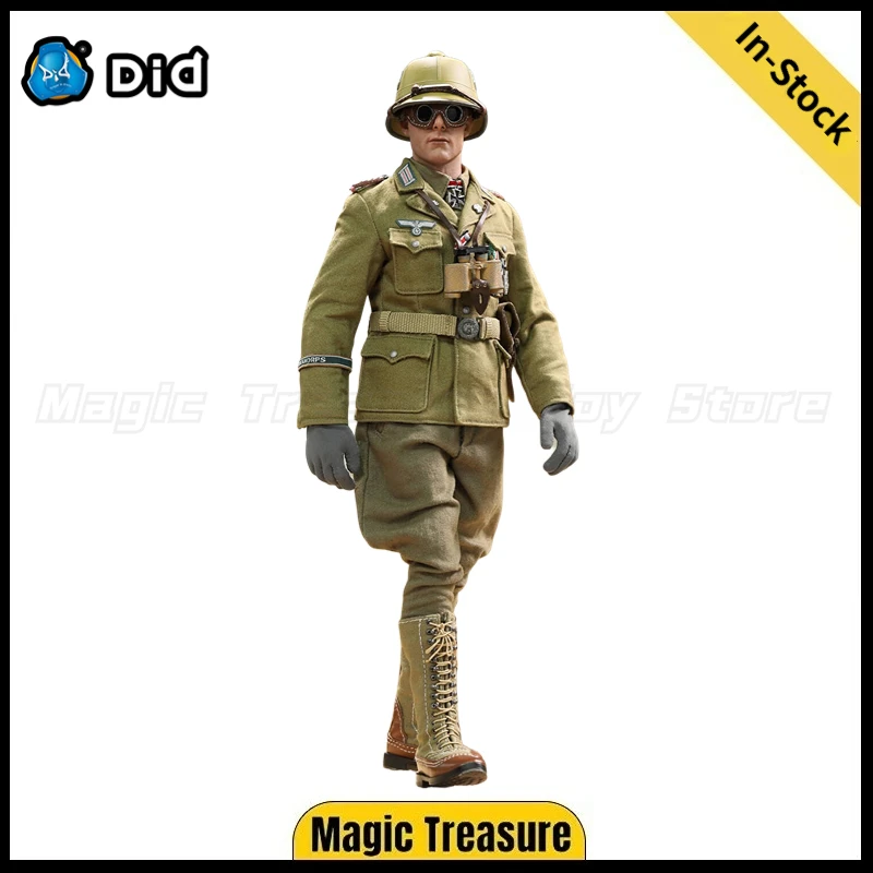 

【In Stock】DID D80185 WWII German Africa Corps Supply Duty Ishaan & Panzer Commander Stauffenberg 1/6 Action Figure Toys