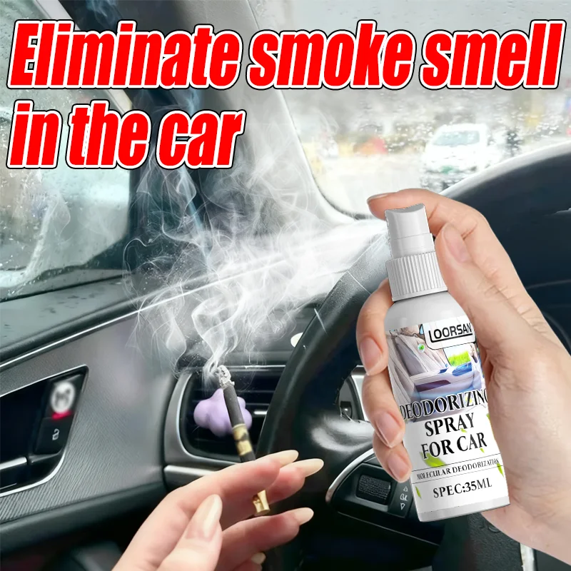 35Ml Car Air Conditioner Odor Neutralizer Spray, Instant Vent Freshener For Auto Interior, Smoke Smell Remover