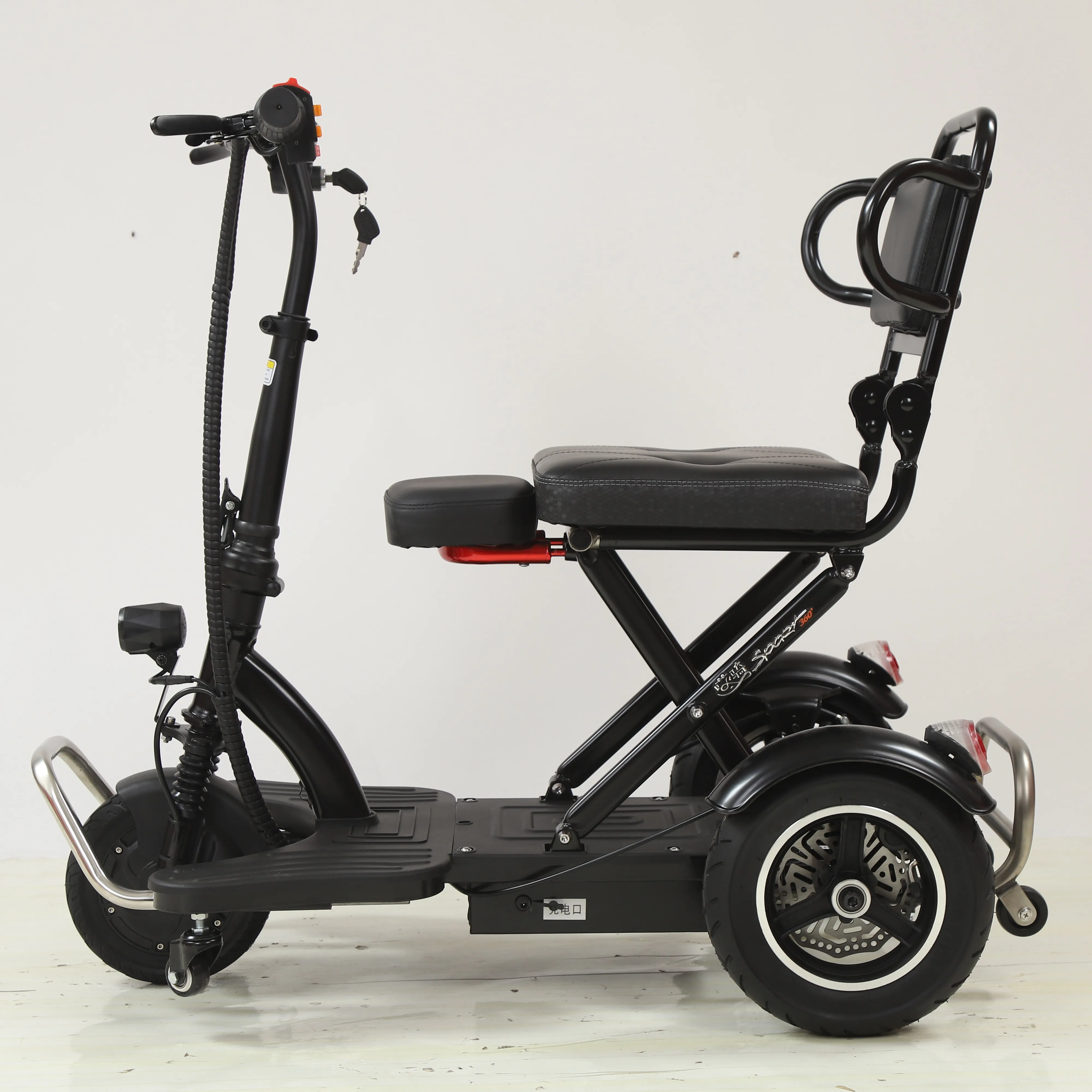 Factory sale folding cheap 3 wheel electric scooter for adults