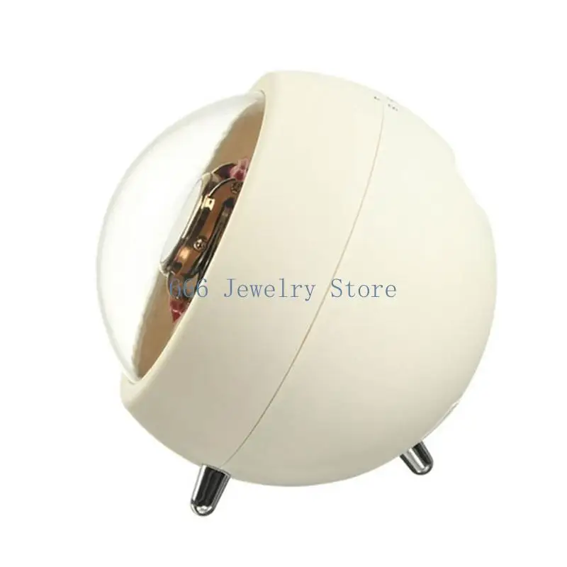 F2TD Plastic Watch Winder Box Single Automatic Self-Winding Mechanical Watches Box with Quiet Motor Dust Proof Watch Shaker