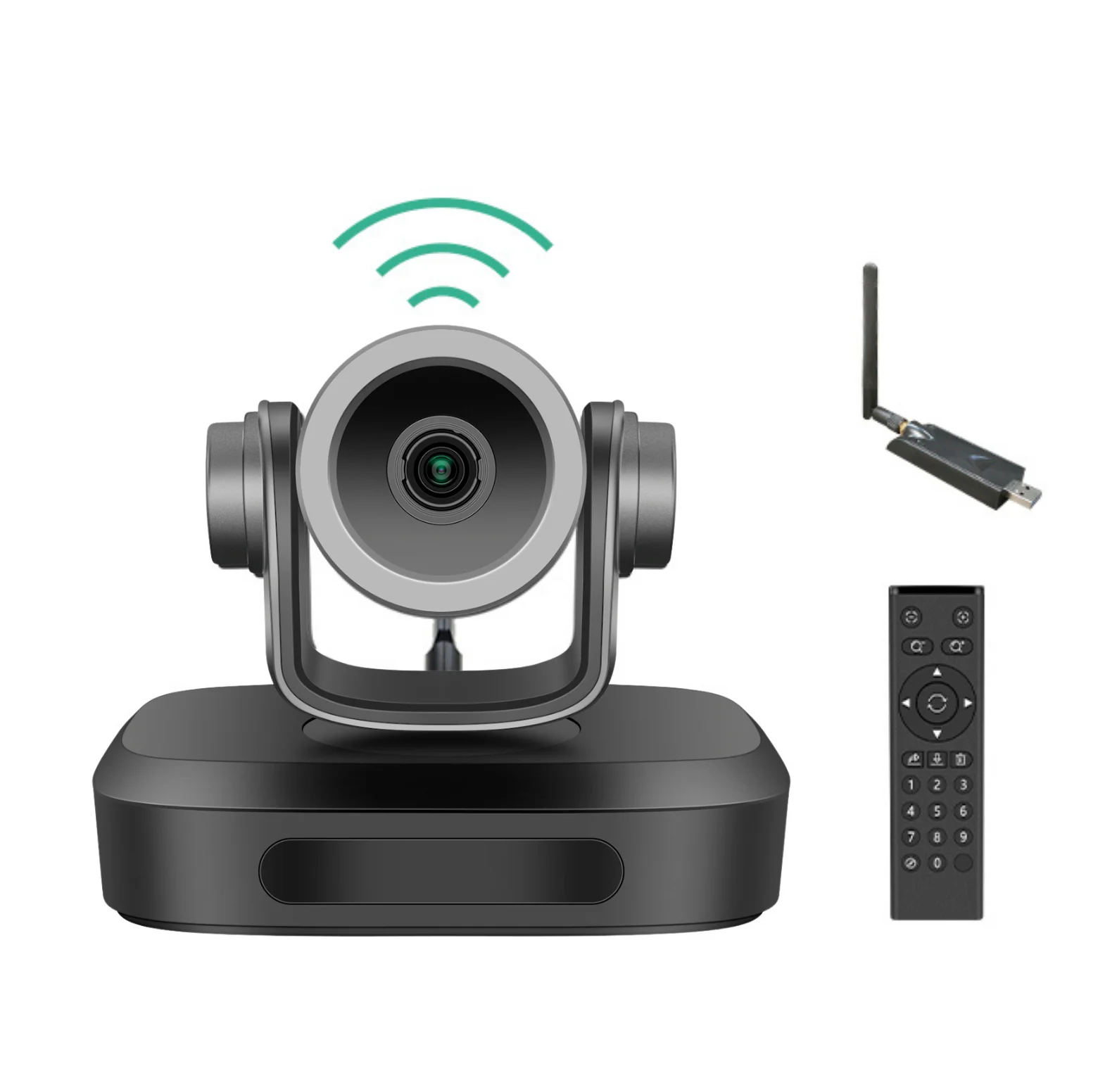 

2MP 1080P 360Degree Wireless PTZ WIFI Webcam 3x Zoom 3D Noise Reduction HDR Video Camera For Online Teaching Video Conference