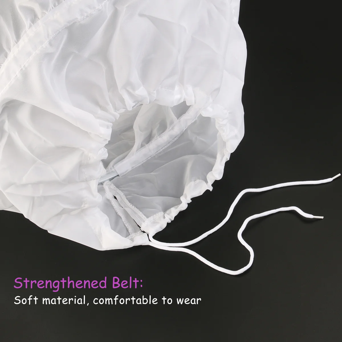 

Girls' Petticoat 3 Steel Hoops Elastic Design Foldable Skirt Wedding Dress Support Girls' Petticoat Girl