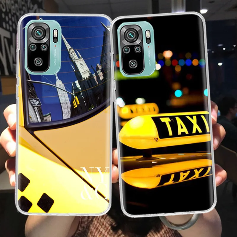 Чехол для телефона NYC Yellow Taxi Cabs для Xiaomi Redmi Note 13 Pro Plus 5G Cover 10 10A 10C 12 12C 9A 9C 9T 8A 7A 6A 9 8 7 6 K70 K60 P