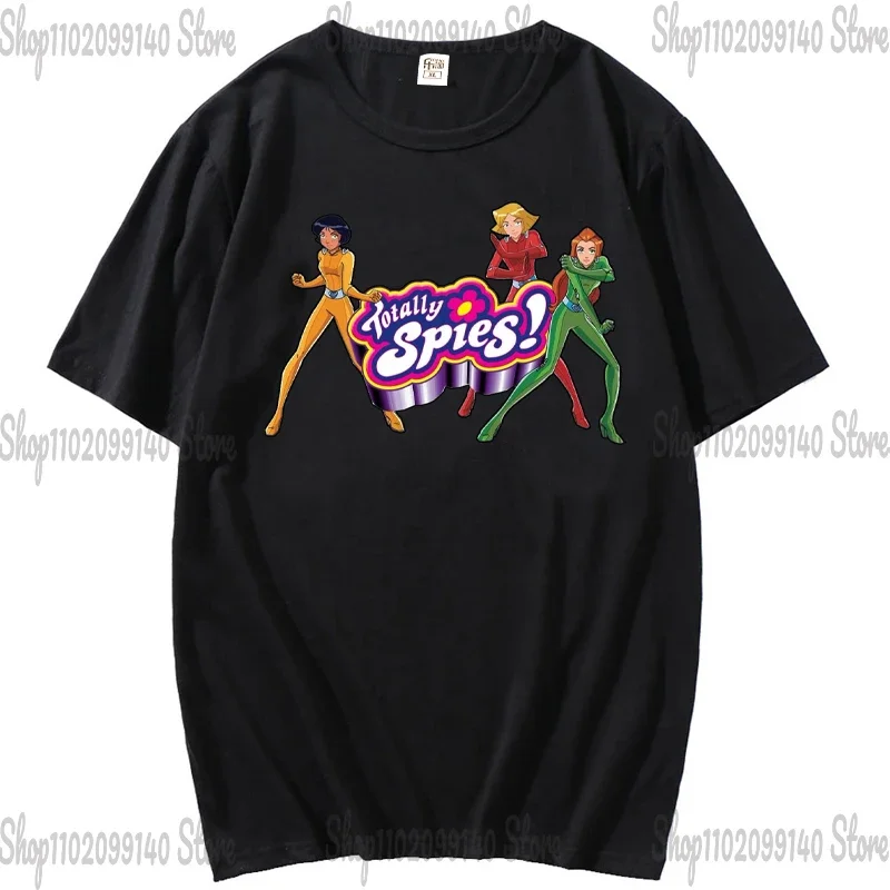 Totatally Spies Mania T Shirt Men Women Diy Print Totally Spies Cartoon Nostalgic 2000S 2000S Cartoons Cartoon Alex