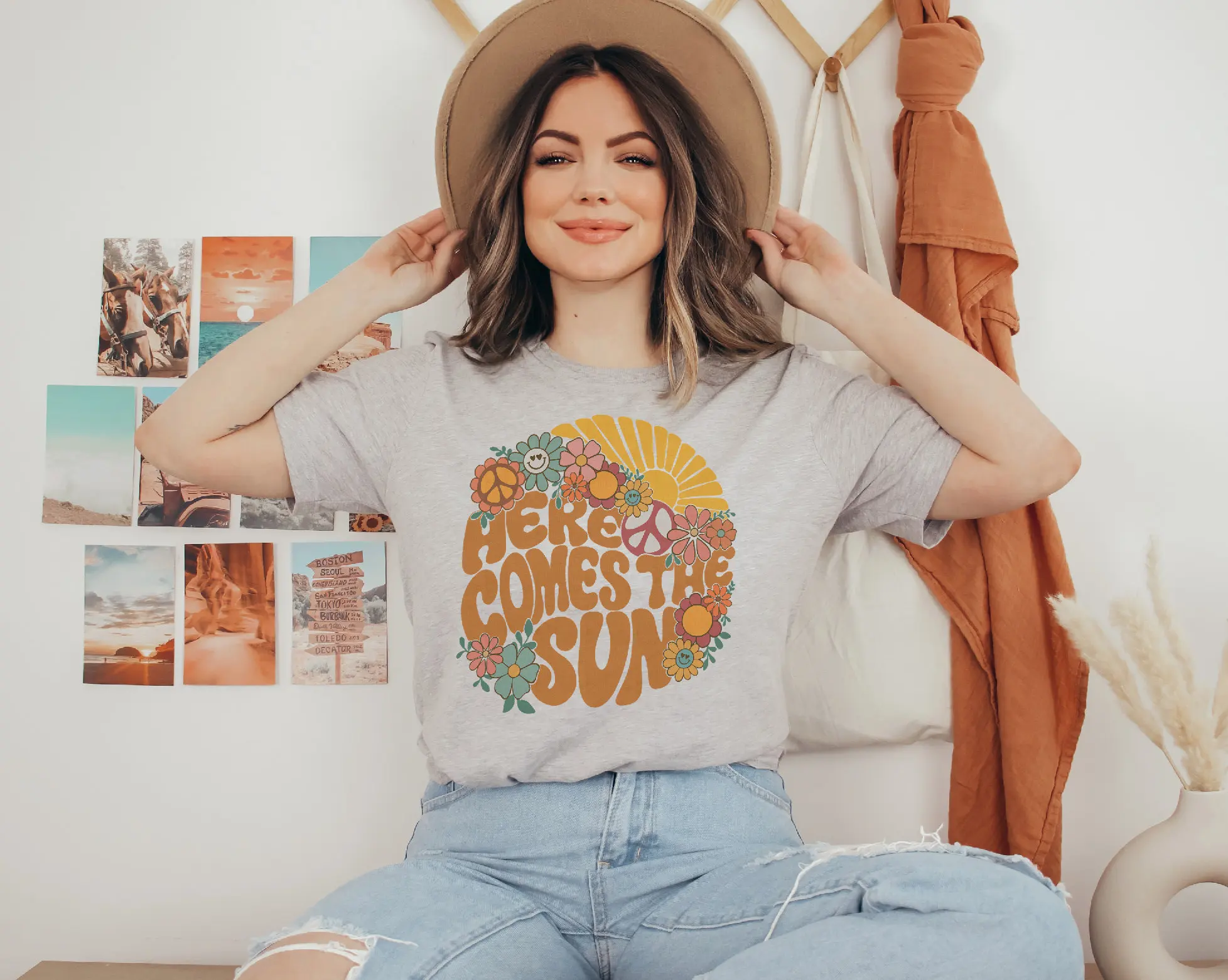 

Here Comes The Sun T shirt