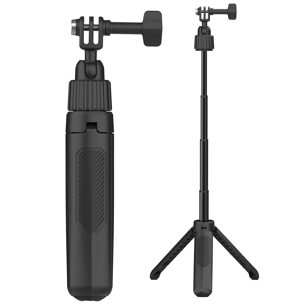 Ronkoen  TZ-12 For GoPro/Insta360/DJI Osmo Action 3/4/5Pro 40CM Extendable Selfie Stick Tripod Vlog / Cycling / Skiing / Travel - view 6