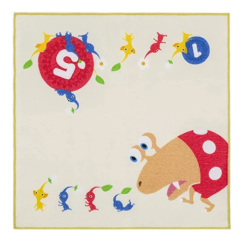 

Новые милые детские нагрудники Pikmin из 100% хлопка, детские нагрудники, маленькое одеяло, полотенца, носовой платок для детей