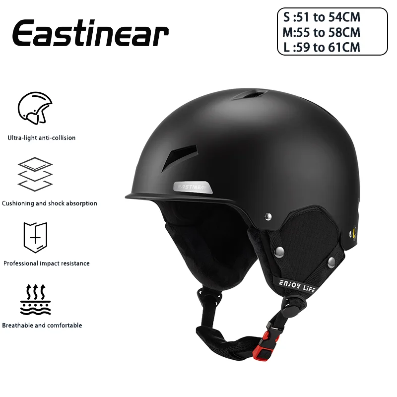 

Лыжный шлем Eastinear легкий, дышащий, предотвращающий столкновения и тепло для мужчин и женщин, лыжное снаряжение для детей на открытом воздухе