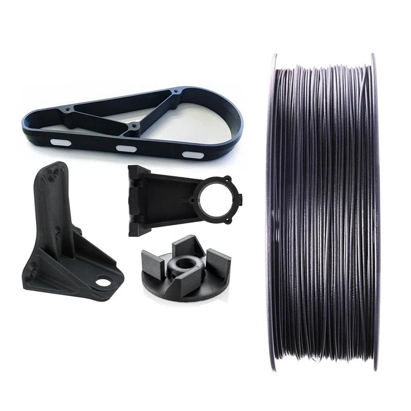 高品質PAHT-CFフィラメント1.75mmプラスチックゴム消耗品、3Dプリンター用