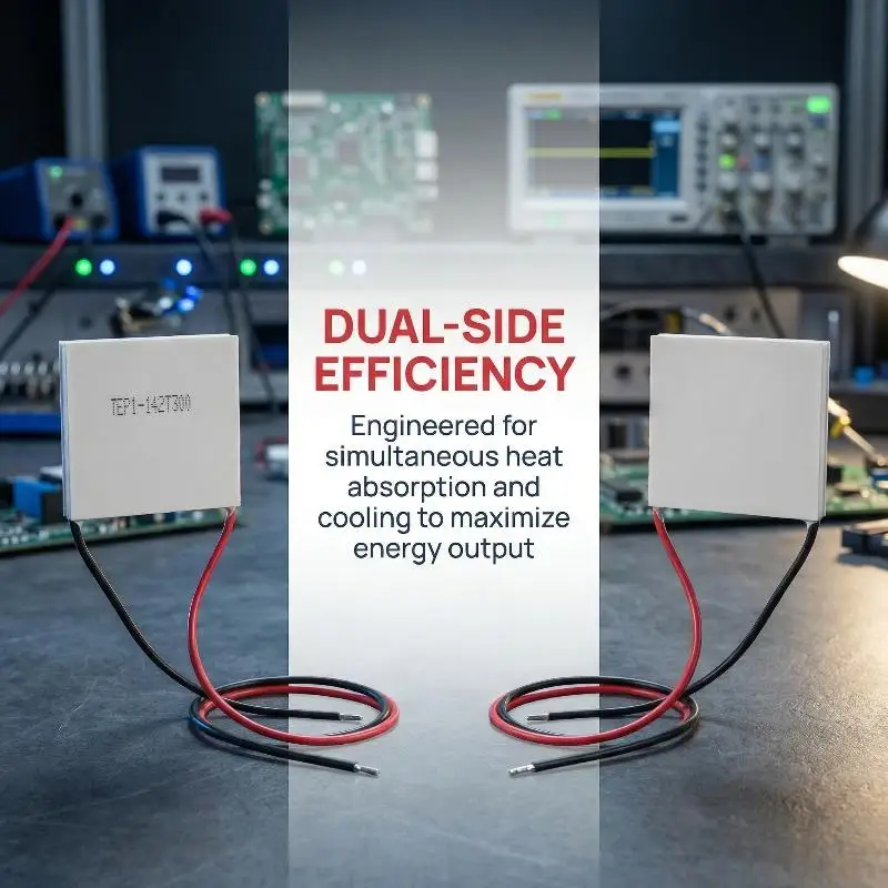 Thermoelectric Generator 300C TEP1 142T300 High Power Heat to  Module for Home Waste Heat Utilization