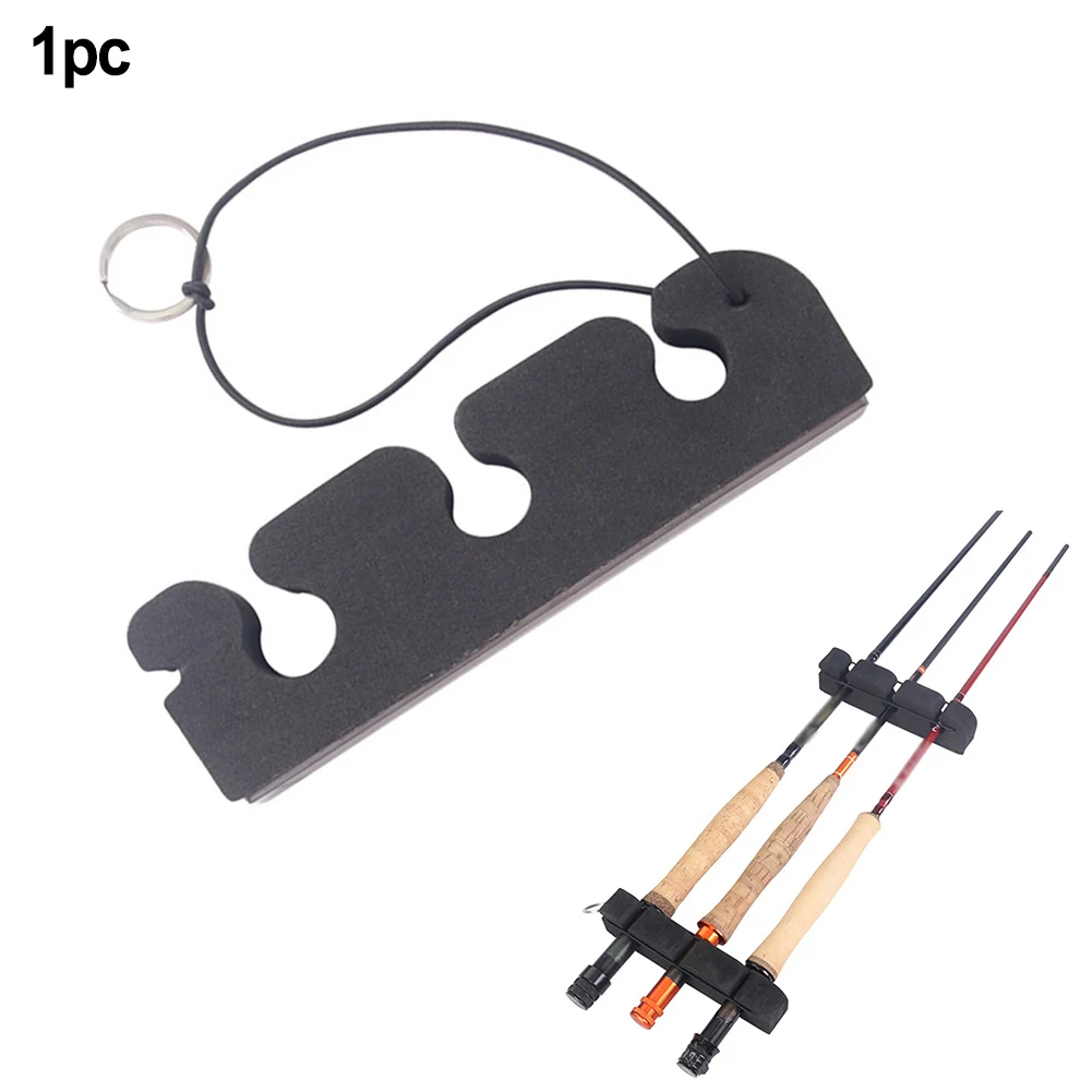 

Magnetic Foam Fishing Rod Holder Three Holder Tools Accessories Functional Portable Three Rod Holder For Fishing