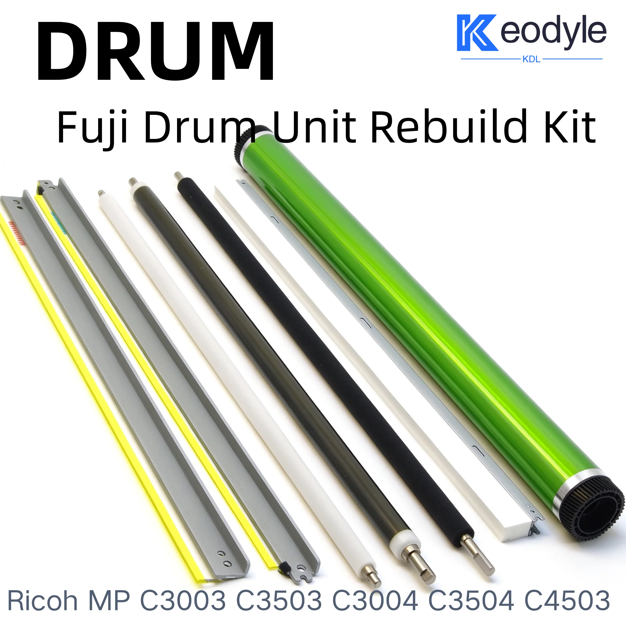 Drum Rebuild Kit OPC Drum Cleaning Blade PCR Roller Lubricant Bar For Ricoh MP C3003 C3004 C3503 C4503 C5503 C6003 Cylinder