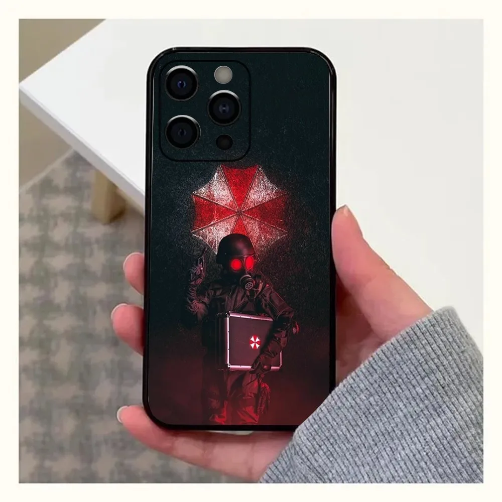 Game R-Resident E-Evils Phone Case For Apple iPhone 15,14,13,12,11,Pro,X,XS,Max,XR,Plus,Mini Soft Black Cover