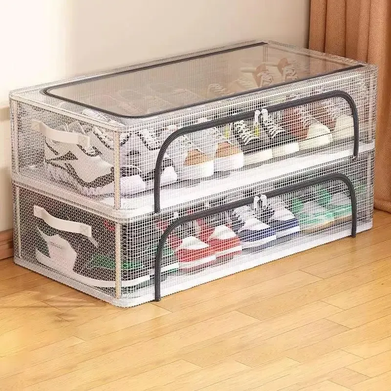 Transparent Shoe Storage Box Sports Shoes And High Heels Storage Box That Can Be Placed Under The Bed