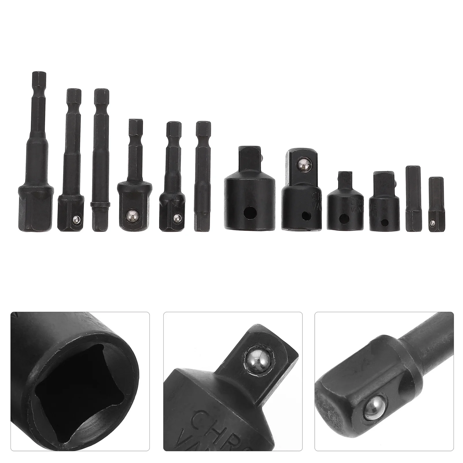 

1Set Precision Engineered Bit Extension Rods Variable Diameter Sleeve Adapter Corrosion Resistant Heavy Duty Electric Drill