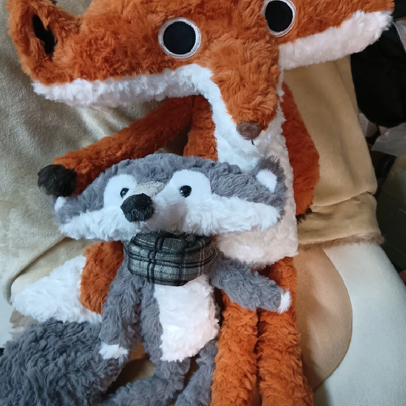 

Kawaii Jooki Deva Fox Wolf Plush Doll Cute Animal Bedroom Soft Accompanies Pillow Doll Surprise Decor Girl Toys Birthday Gifts