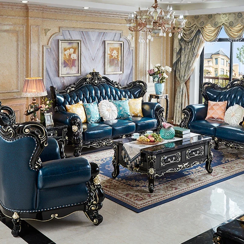 طبق الأصل أريكة غرفة المعيشة الفاخرة جلد طبيعي متعدد الوظائف الاقسام غرفة المعيشة أريكة عرض موبليس أثاث ما بعد الحداثة