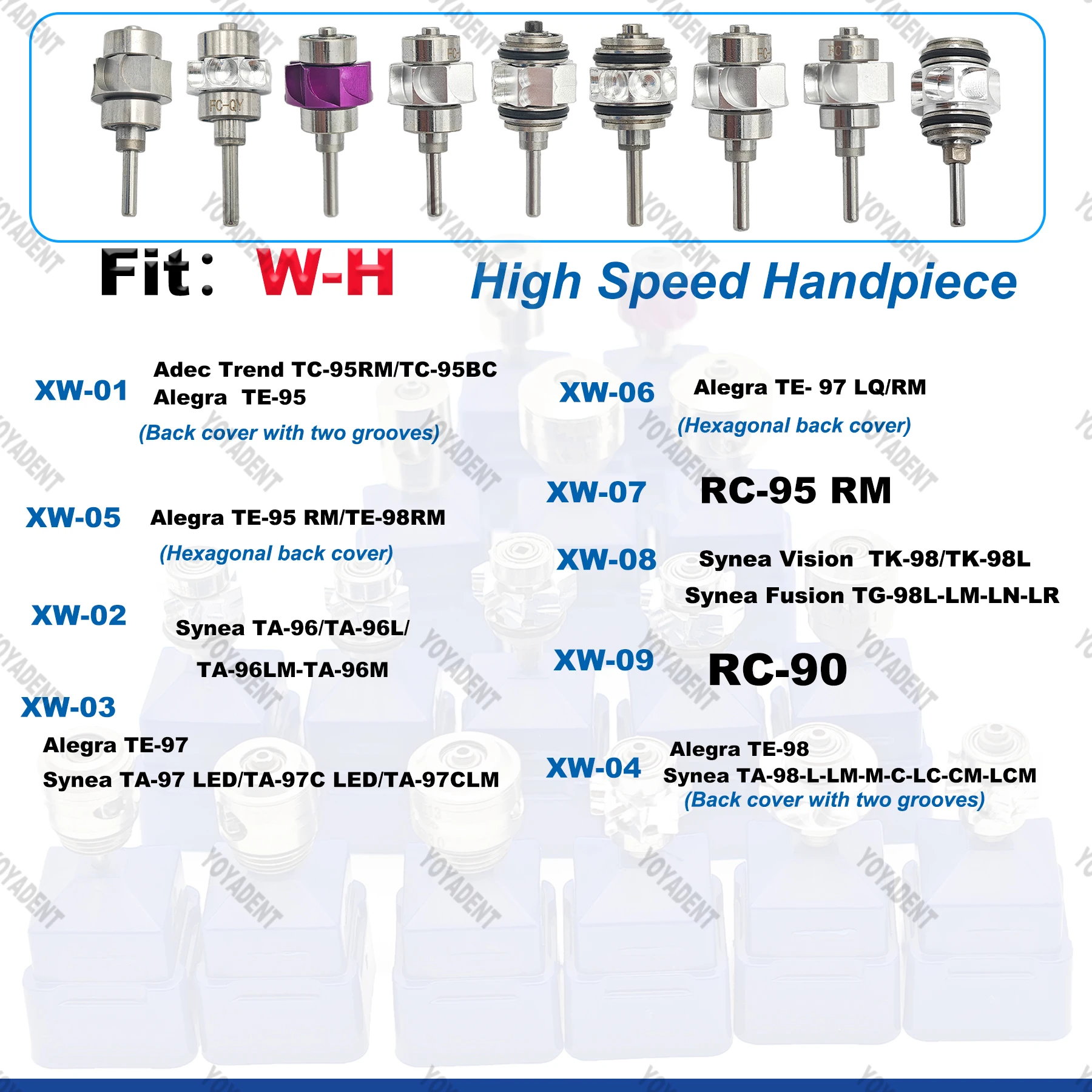 

Стоматологический турбинный картридж для WH Allegra/Snea Air Rotor, высокоскоростной наконечник, аксессуары для стоматологических наконечников
