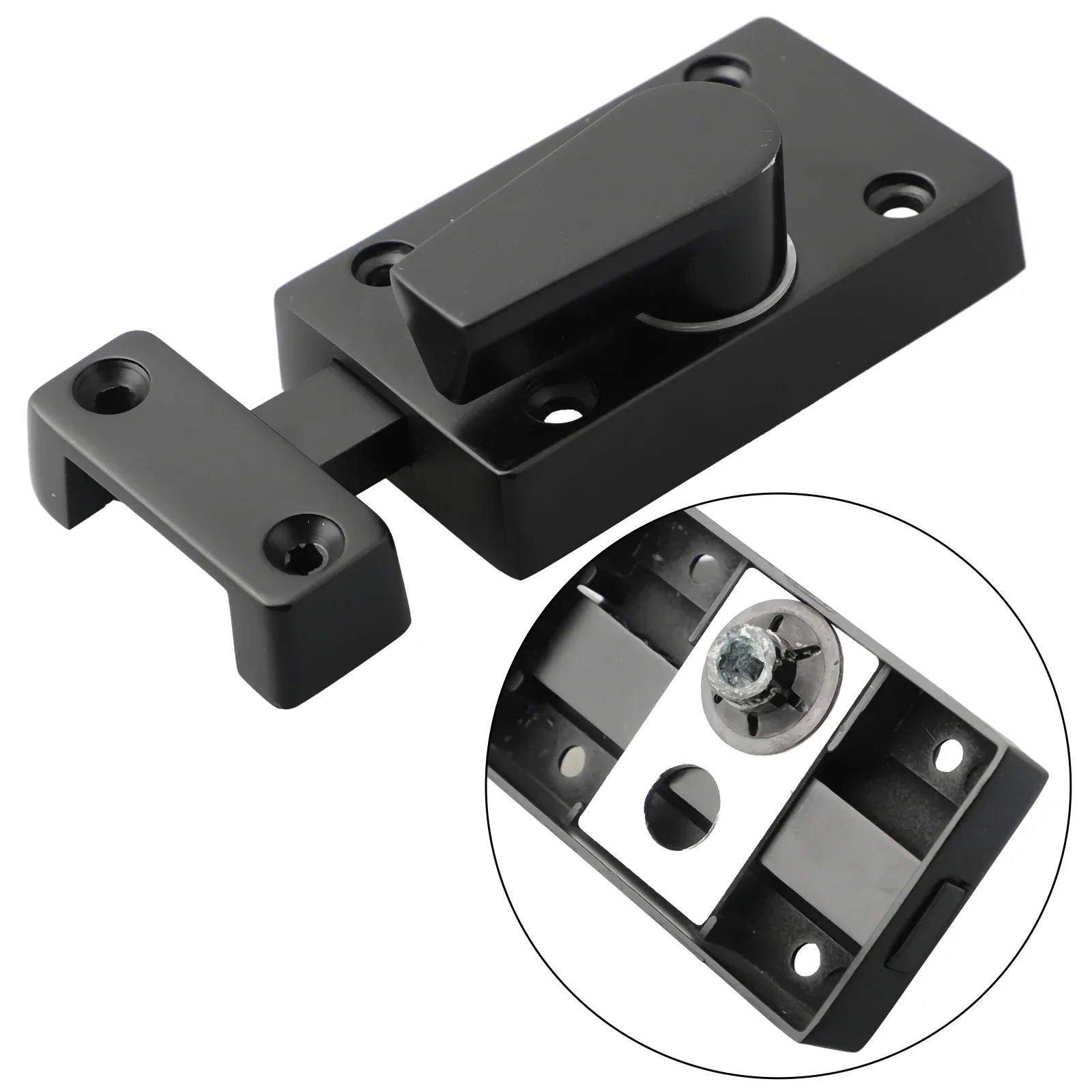 WC Toilet Door Lock Bathroom Privacy Toilet Door Lock Zinc Alloy Zinc Alloy Cover Advanced Casting Technology Anti Theft