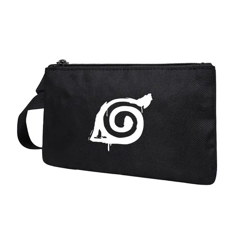 Naruto stationery bag Uchiha Sasuke cute and cartoon large capacity portable student pencil case stylish and durable storage bag view 6