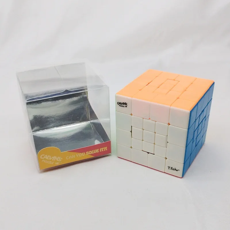 Calvin's Puzzle Tony Cubo superpuesto Cubo de rompecabezas sin pegatinas Cubo de velocidad profesional Cubo mágico SpeedCube juguetes educativos