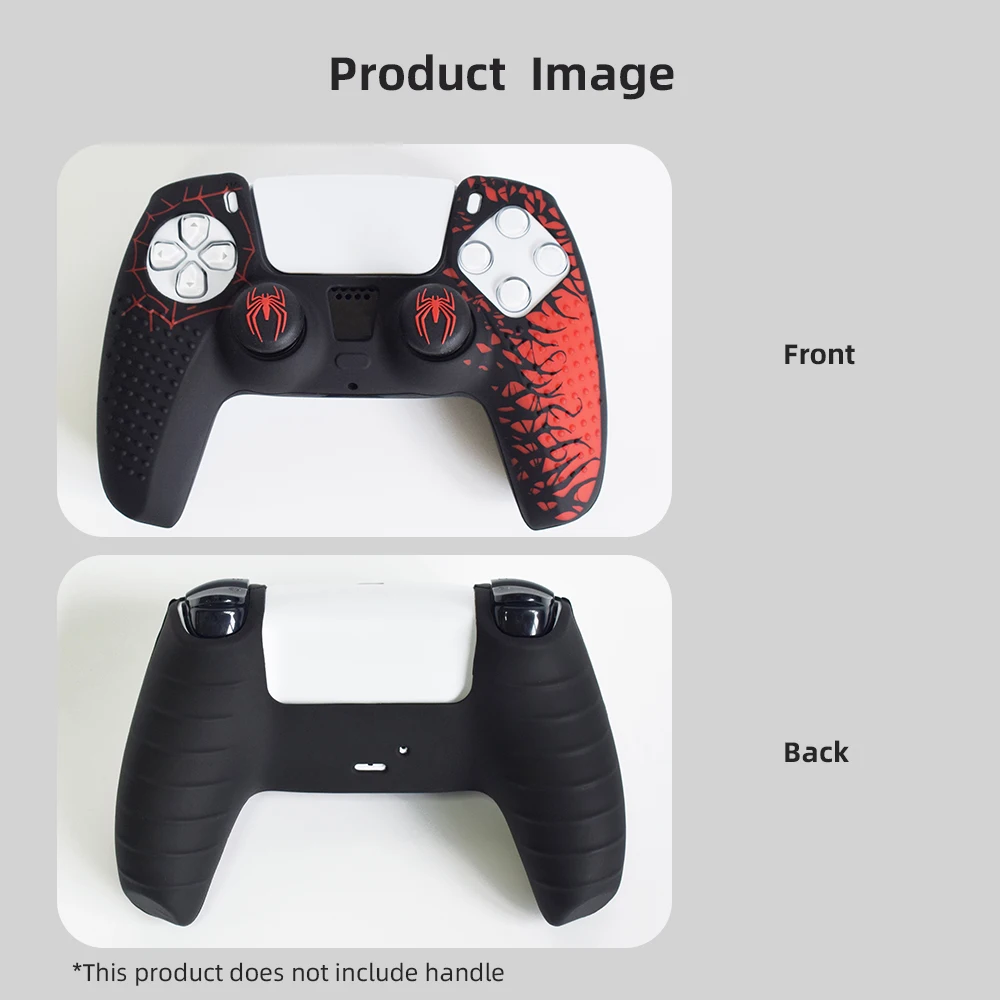 حافظة واقية من السيليكون P5، غطاء حماية بمقبض Spider Man Style P5، مادة السيليكون، غطاء حماية من السيليكون P5