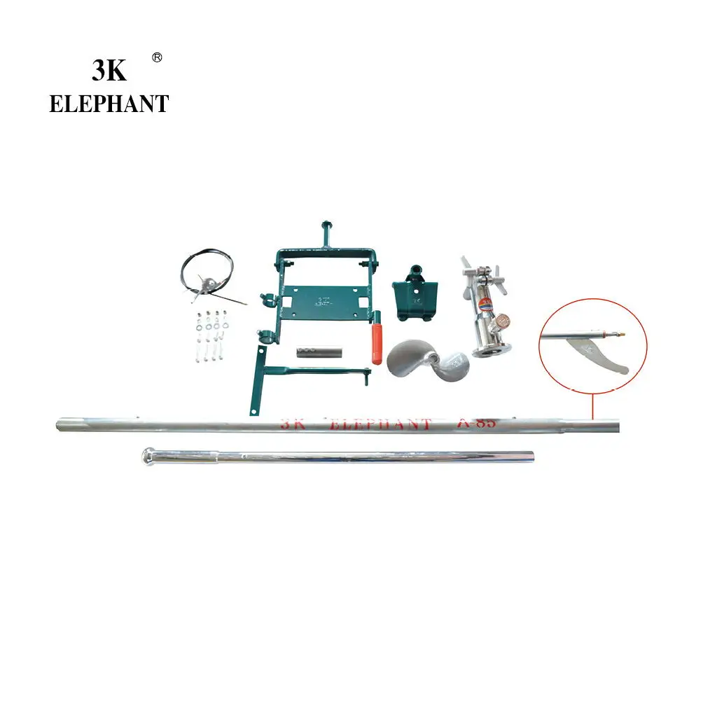 Lange Staart Boot Propeller Kit RD200-A85 Buitenboordmotor Lange Staart Boot As Propeller Voor Vismannen