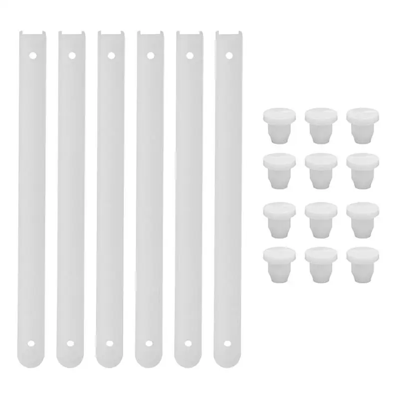 

3Set Drawer Plastic Slides Rail for Sliding Kitchen Rails Cabinet Glides Track Guides Keyboard Drawer Slide Buffer Drawer Slides