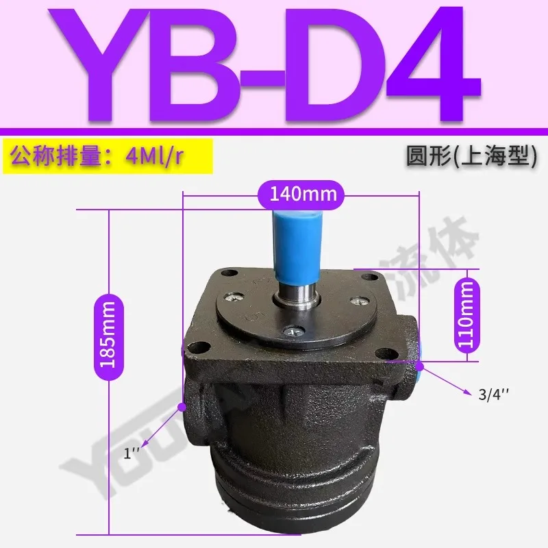 YB-D6.3 Pompa a palette D4 D2.5D10 D12 D16 D20 D25 D32 D40 YBD50 63 80 100