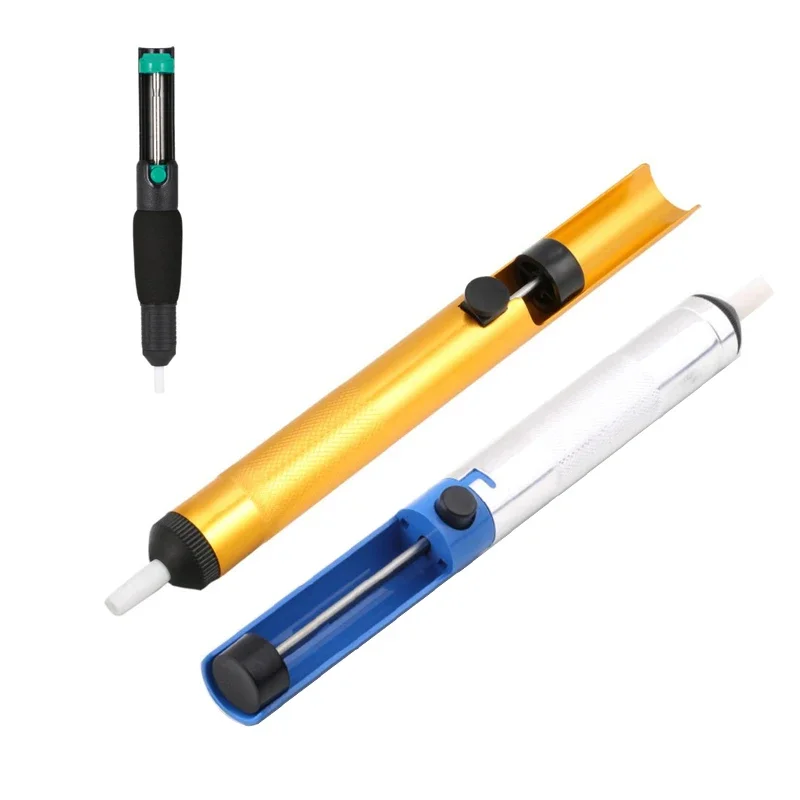 

Aluminum Metal Desoldering Pump Suction Tin Gun Soldering Sucker Pen Removal Vacuum Soldering Iron Desolder Hand Welding Tools