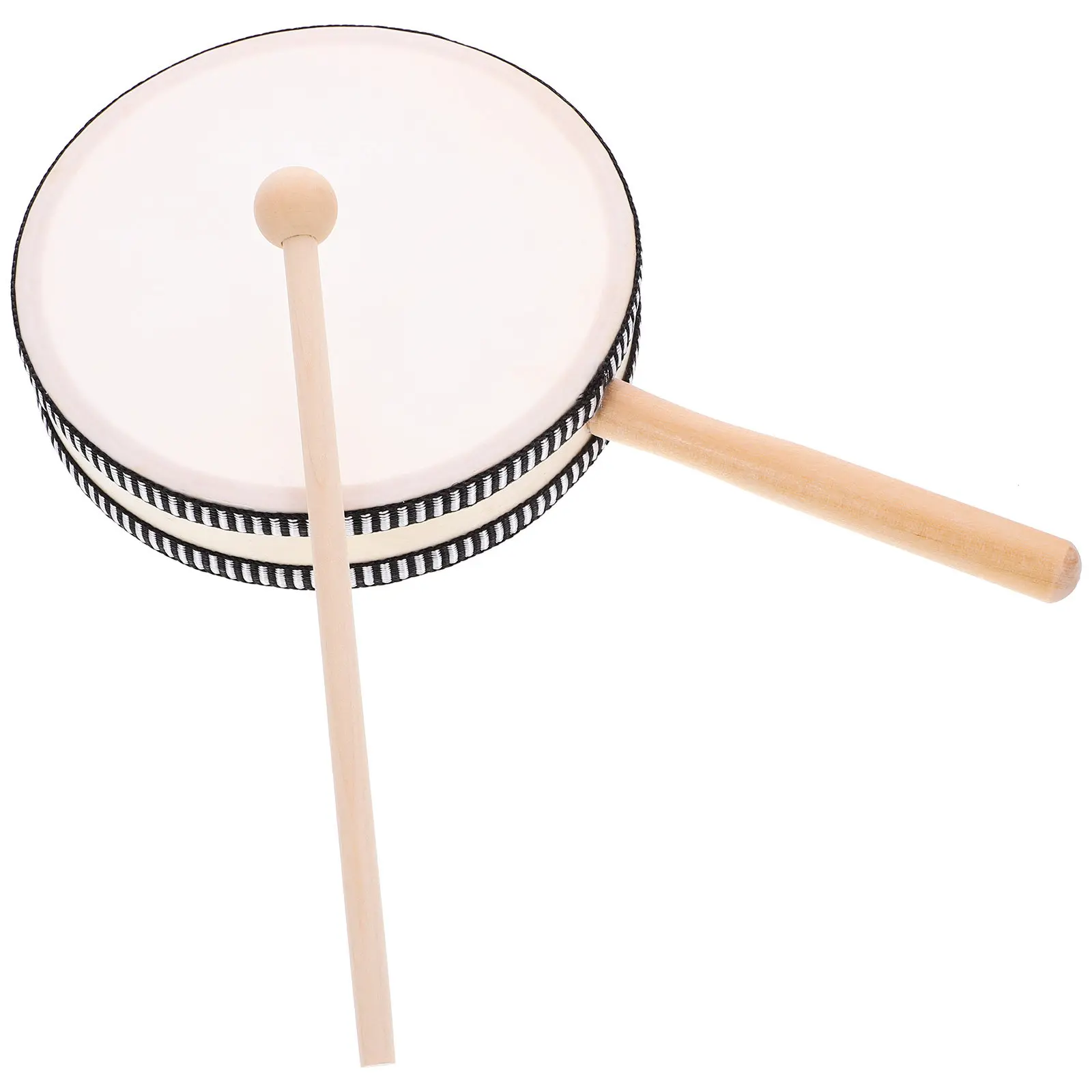 

1Set Hand Drum Compact Wooden Percussion Instrument for Performances Kids Educational Music Festival Musical Instrument Supply